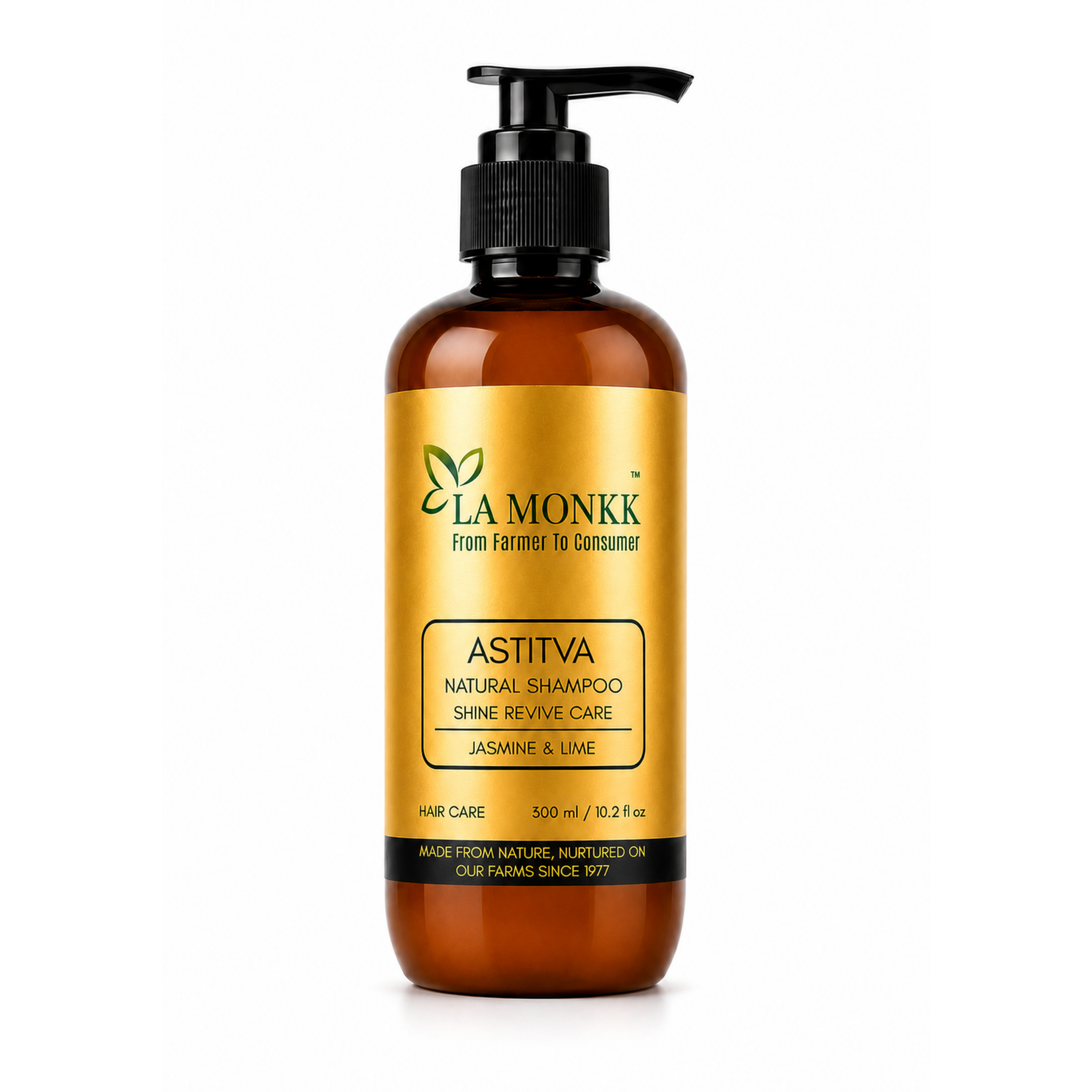 ASTITVA SHAMPOO _300ML Astitva Natural Shampoo - Jasmine & Lime - Image 1