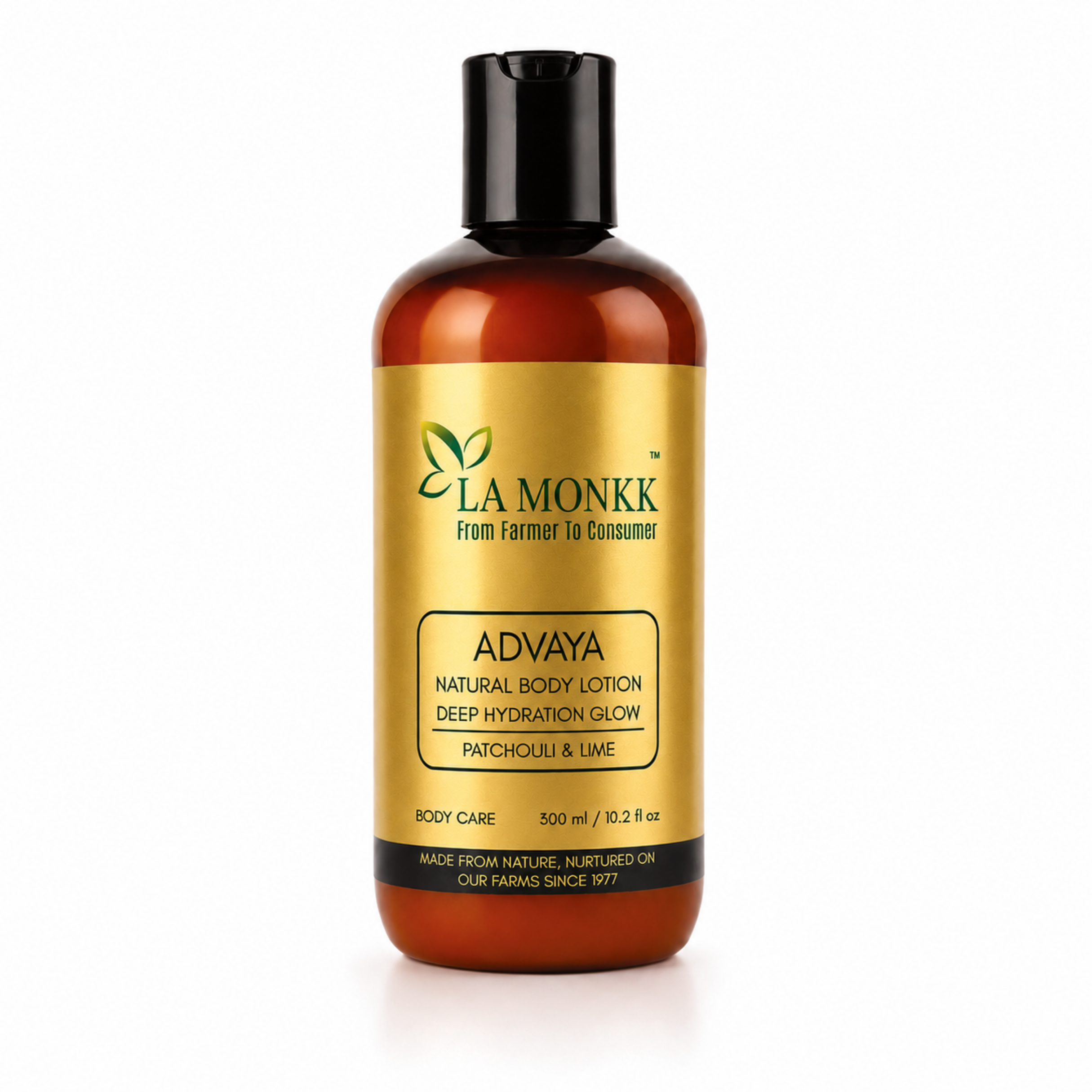 Advaya-Body-Lotion_300ML Advaya Natural Body Lotion - Patchouli & Lime - Image 1