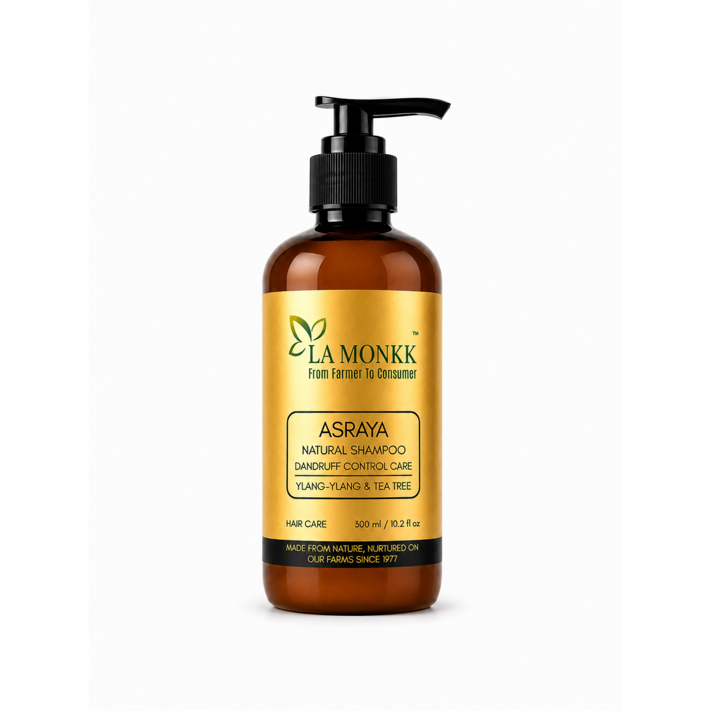 ASRAYA-SHAMPOO-_300ML-1 Asraya Natural Shampoo - Ylang-Ylang & Tea Tree - Image 1