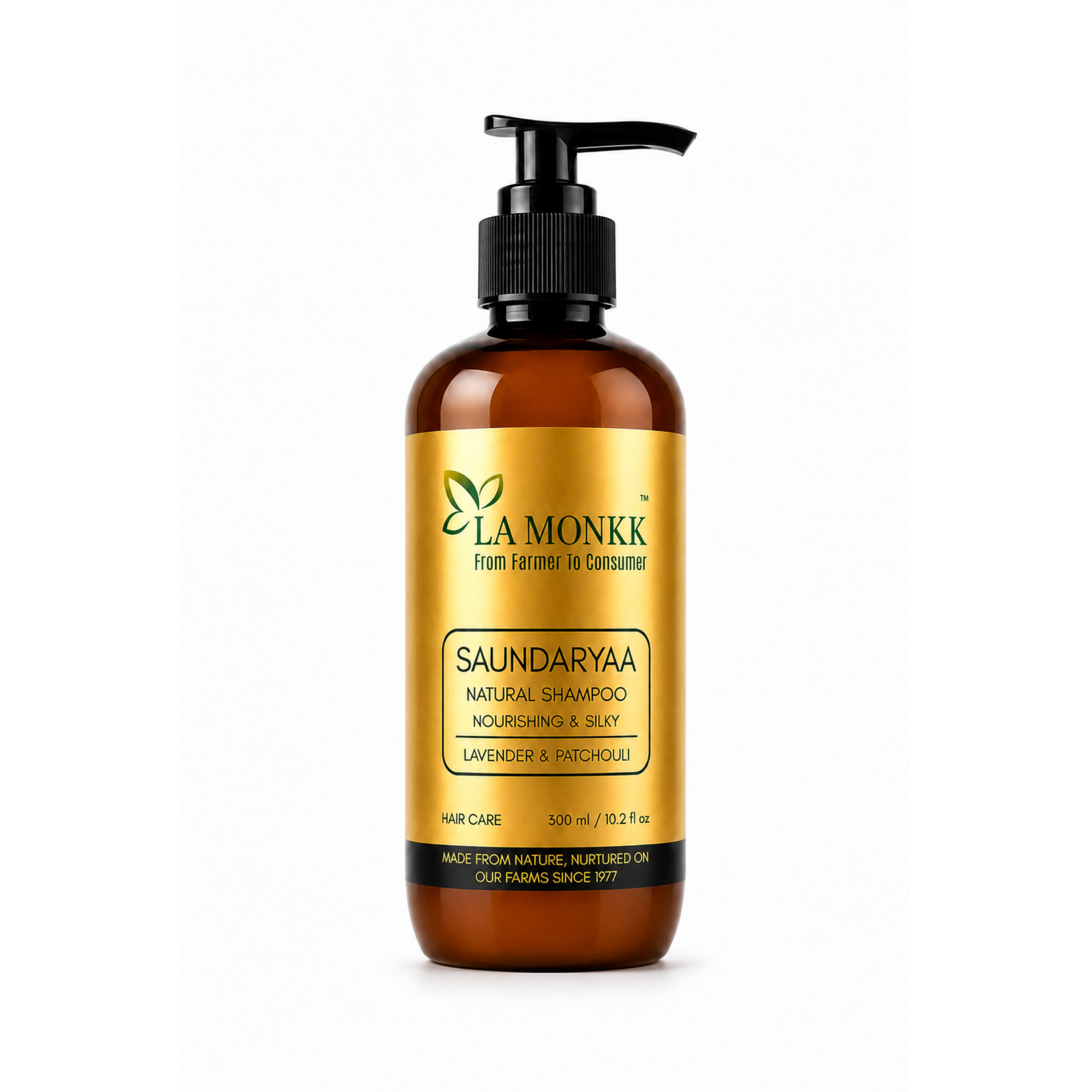 SAUNDARYA-Shampoo-300ml Saundaryaa Natural Shampoo - Lavender & Patchouli - Image 1