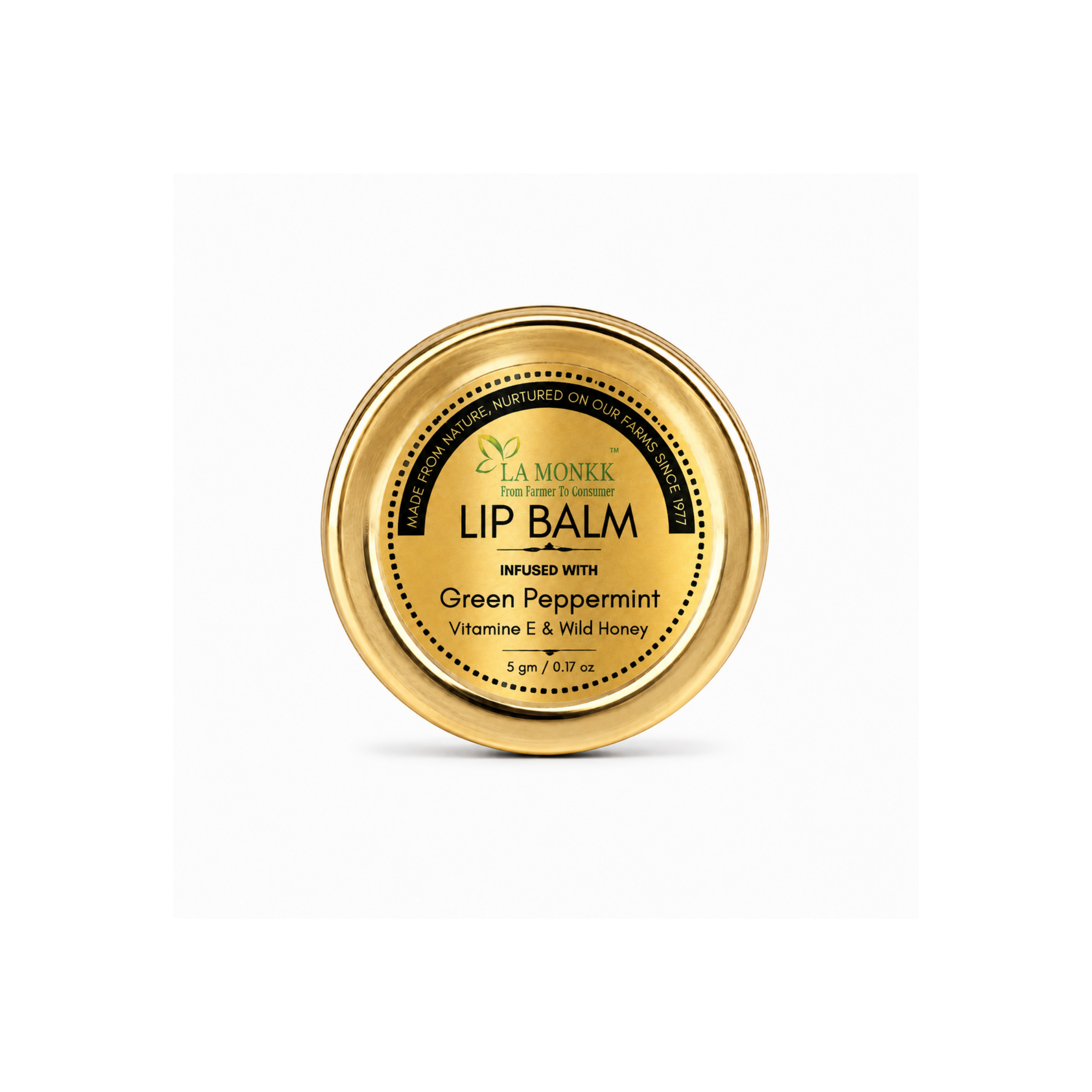Green-Peppermint-Lip-Balm_5gm Green Peppermint Lip Balm - Image 1